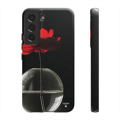 Minimalist Red Flower Phone Case