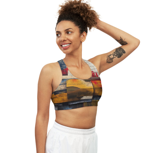 Abstract Graffiti Art - Seamless Sports Bra