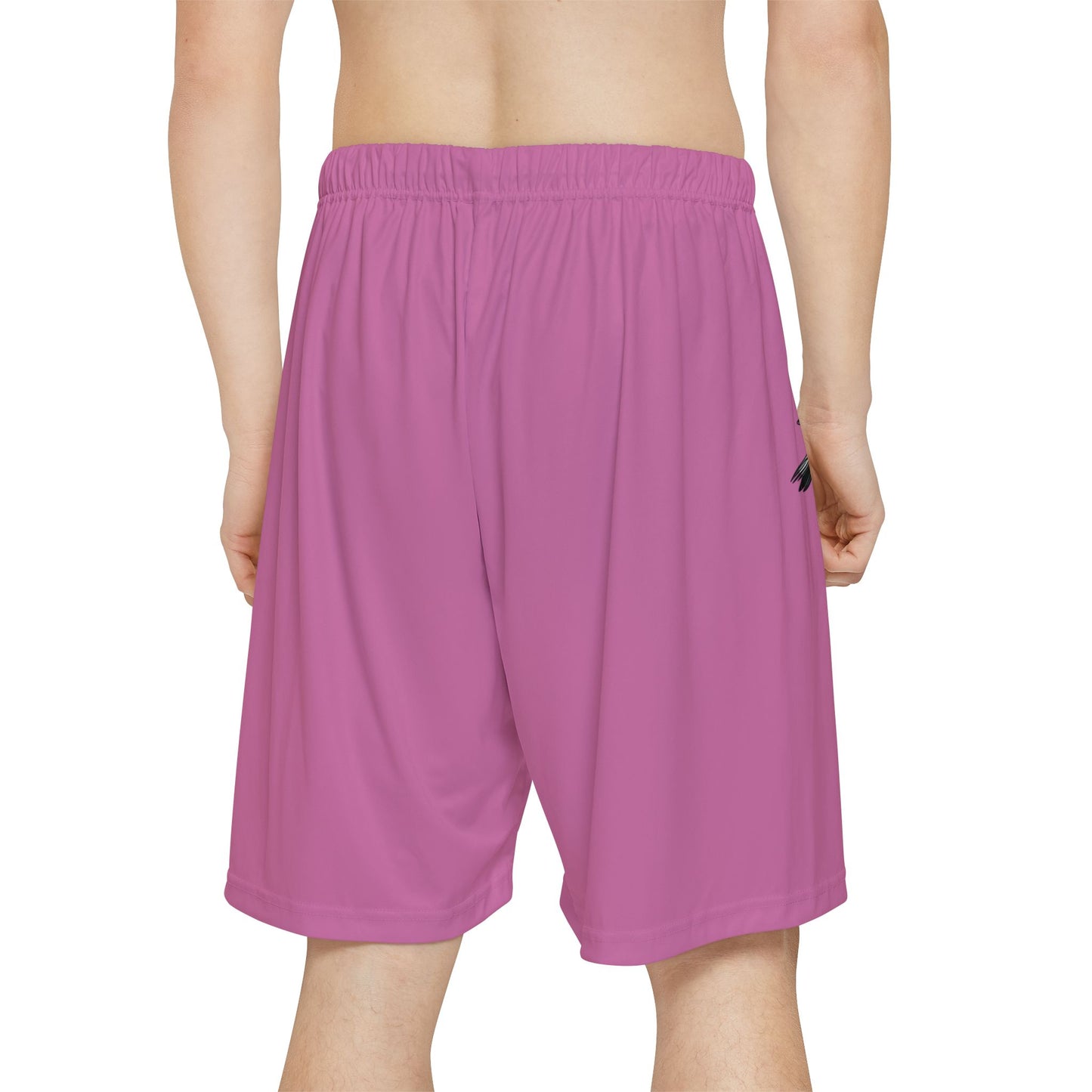 Bird on a Finger - Men’s Sports Shorts (Pink)