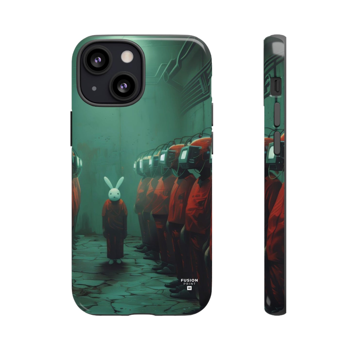 Surreal Computers Take Over Phone Case