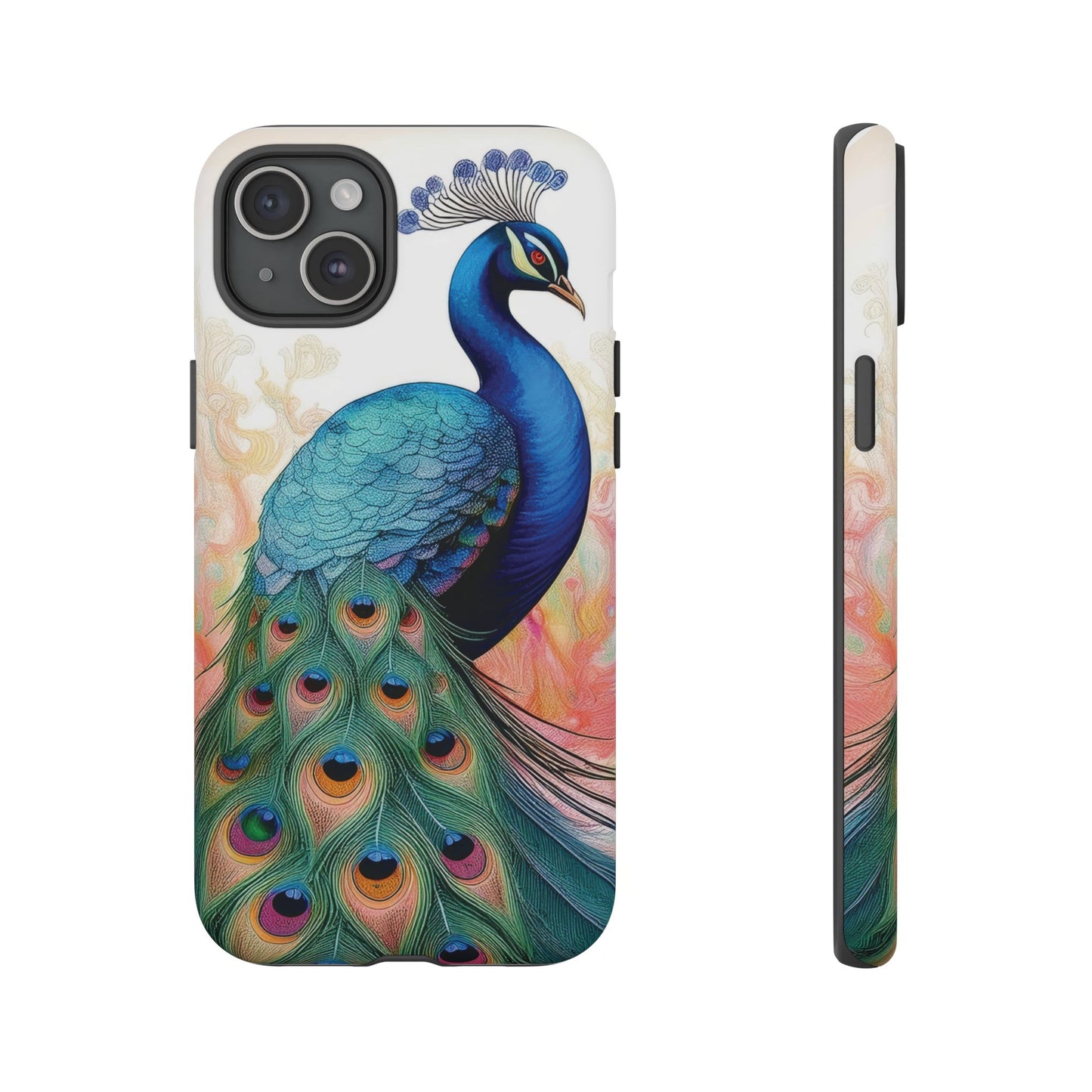 Watercolor Peacock Phone Case