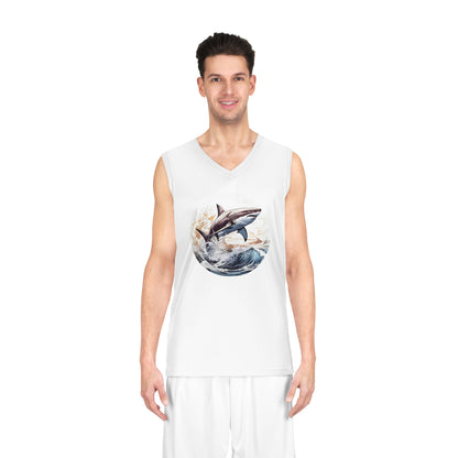 Shark Bite - Basketball Jersey (Unisex)