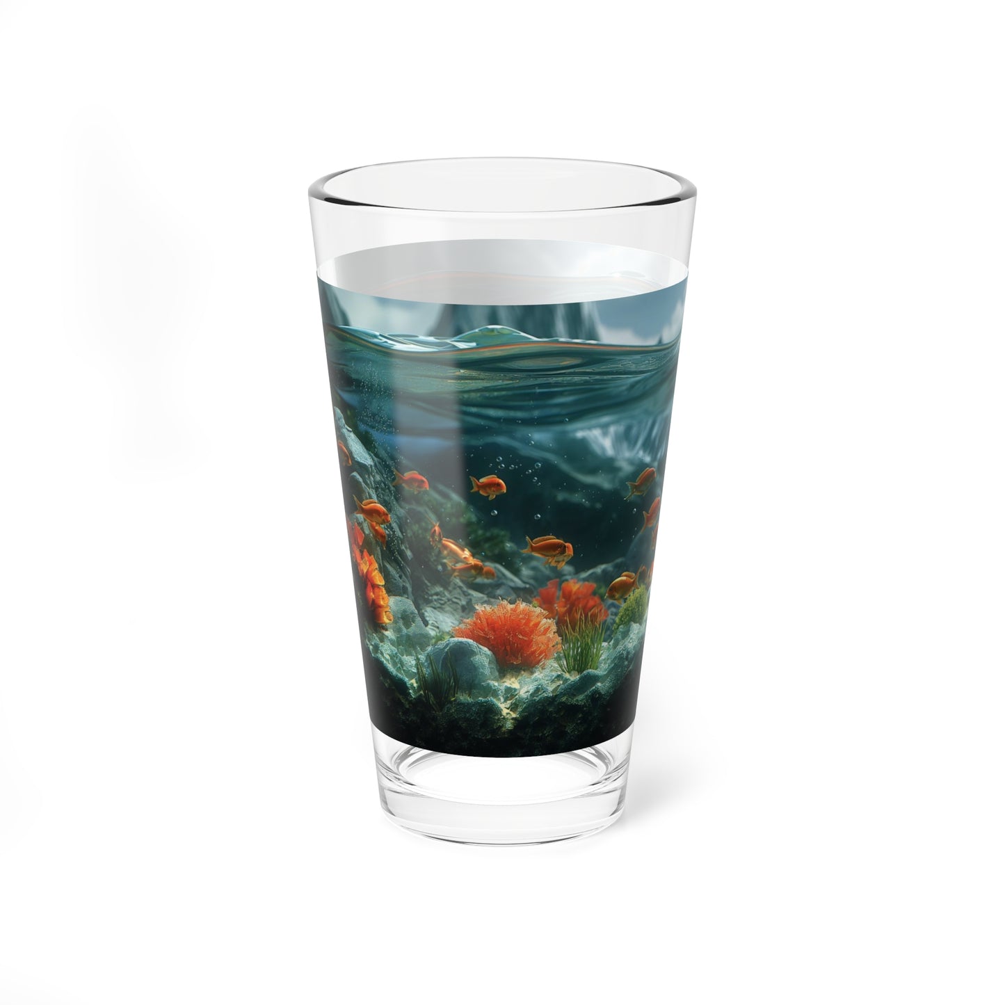 Under the Sea - Mixing Glass, 16oz