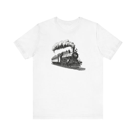 "Choo-Choo" Vintage Steam Engine T-shirt | Short Sleeve Tee (Unisex)