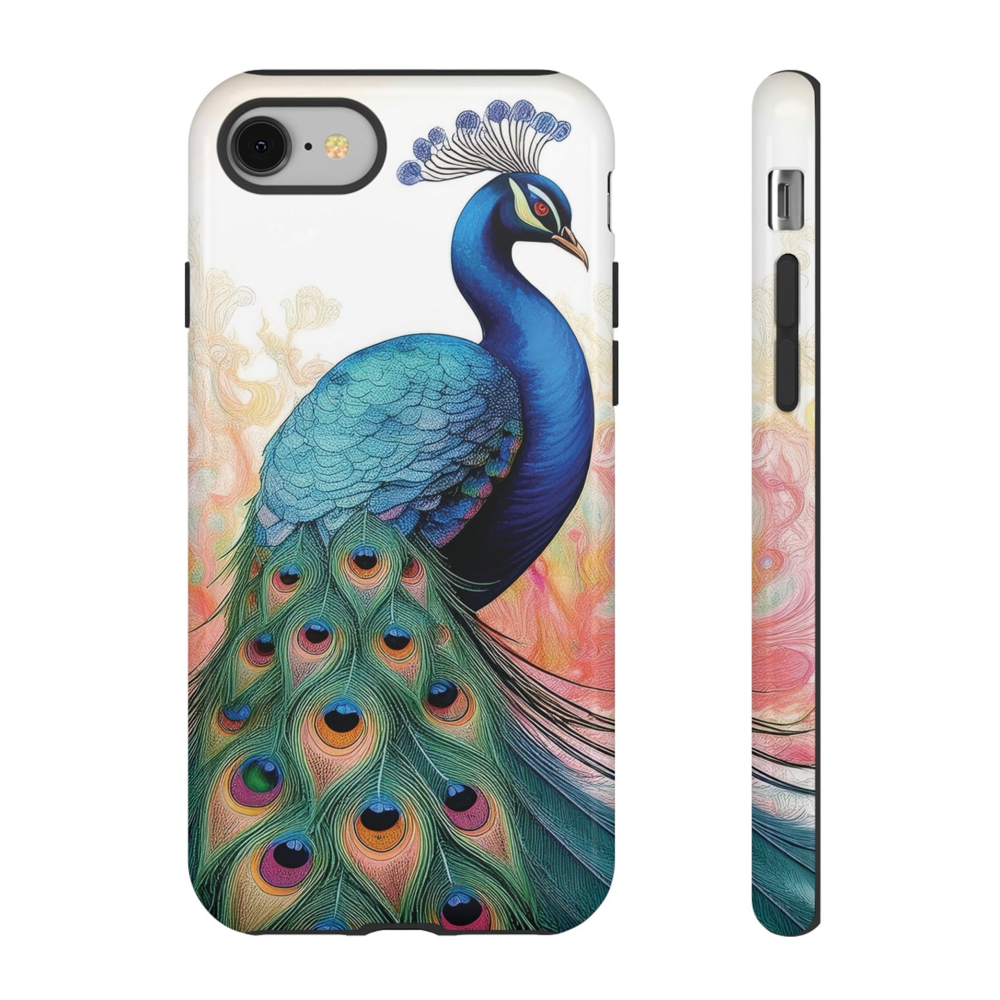 Watercolor Peacock Phone Case