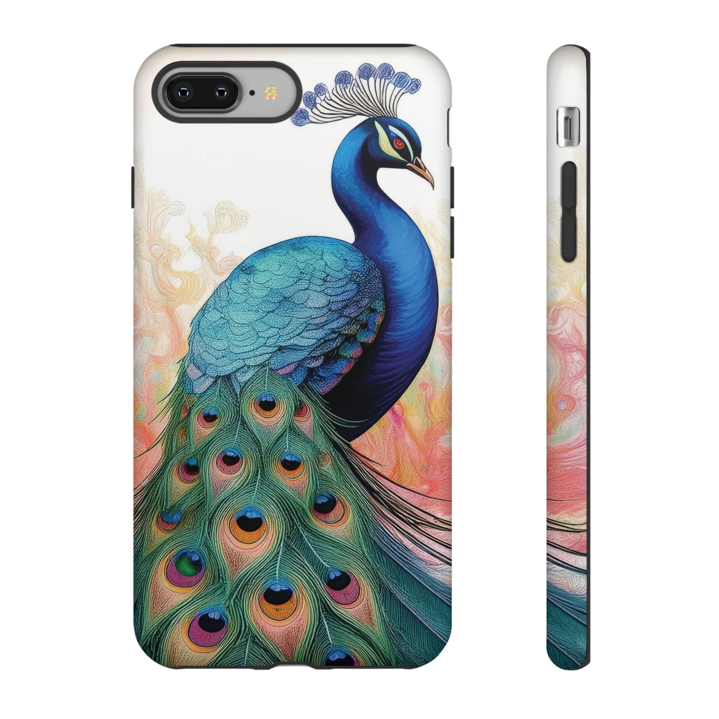 Watercolor Peacock Phone Case