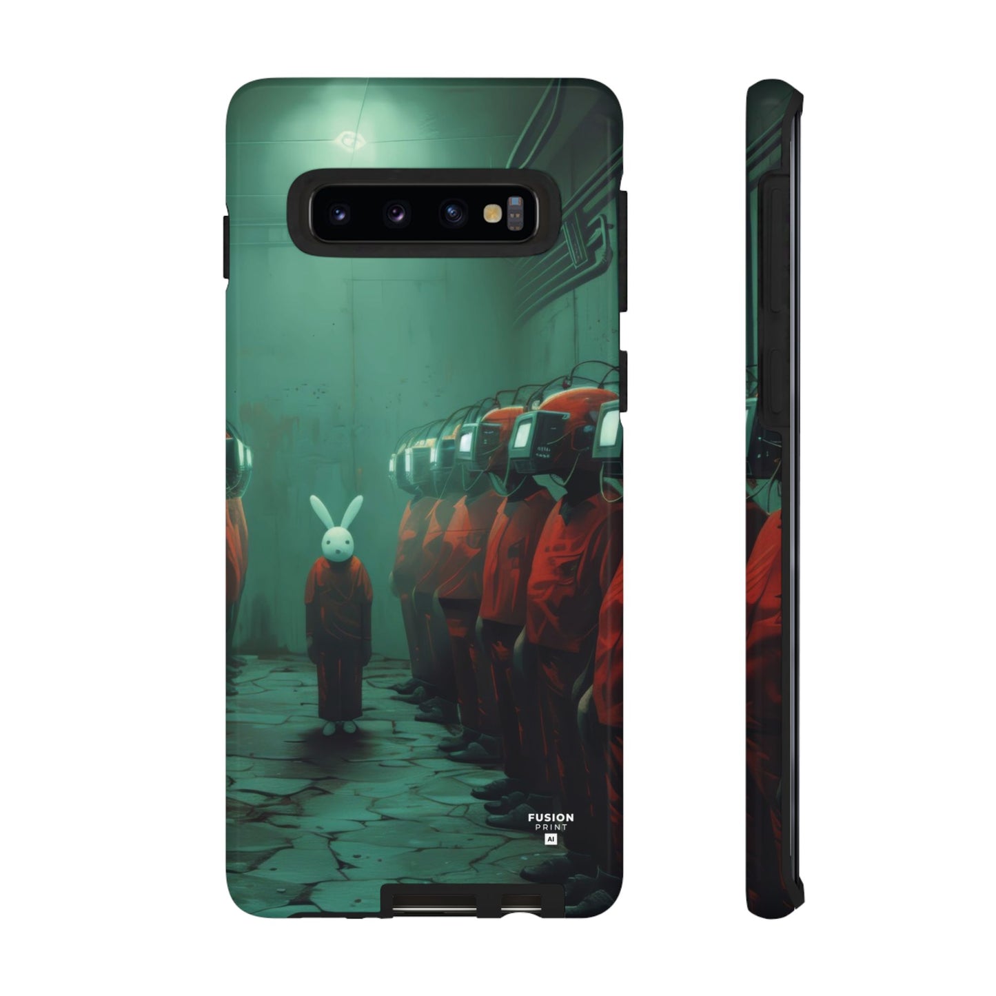 Surreal Computers Take Over Phone Case