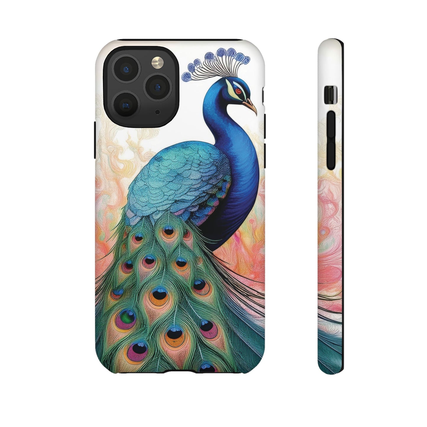 Watercolor Peacock Phone Case