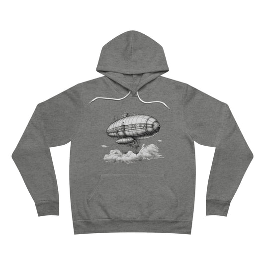 Steampunk Blimp - Unisex Sponge Fleece Pullover Hoodie