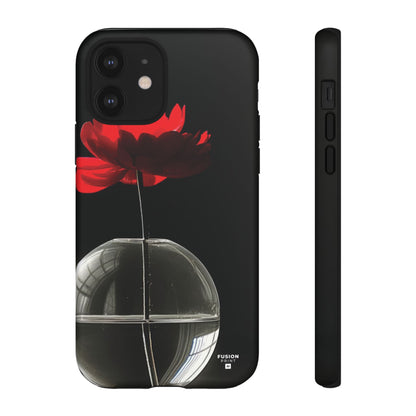 Minimalist Red Flower Phone Case