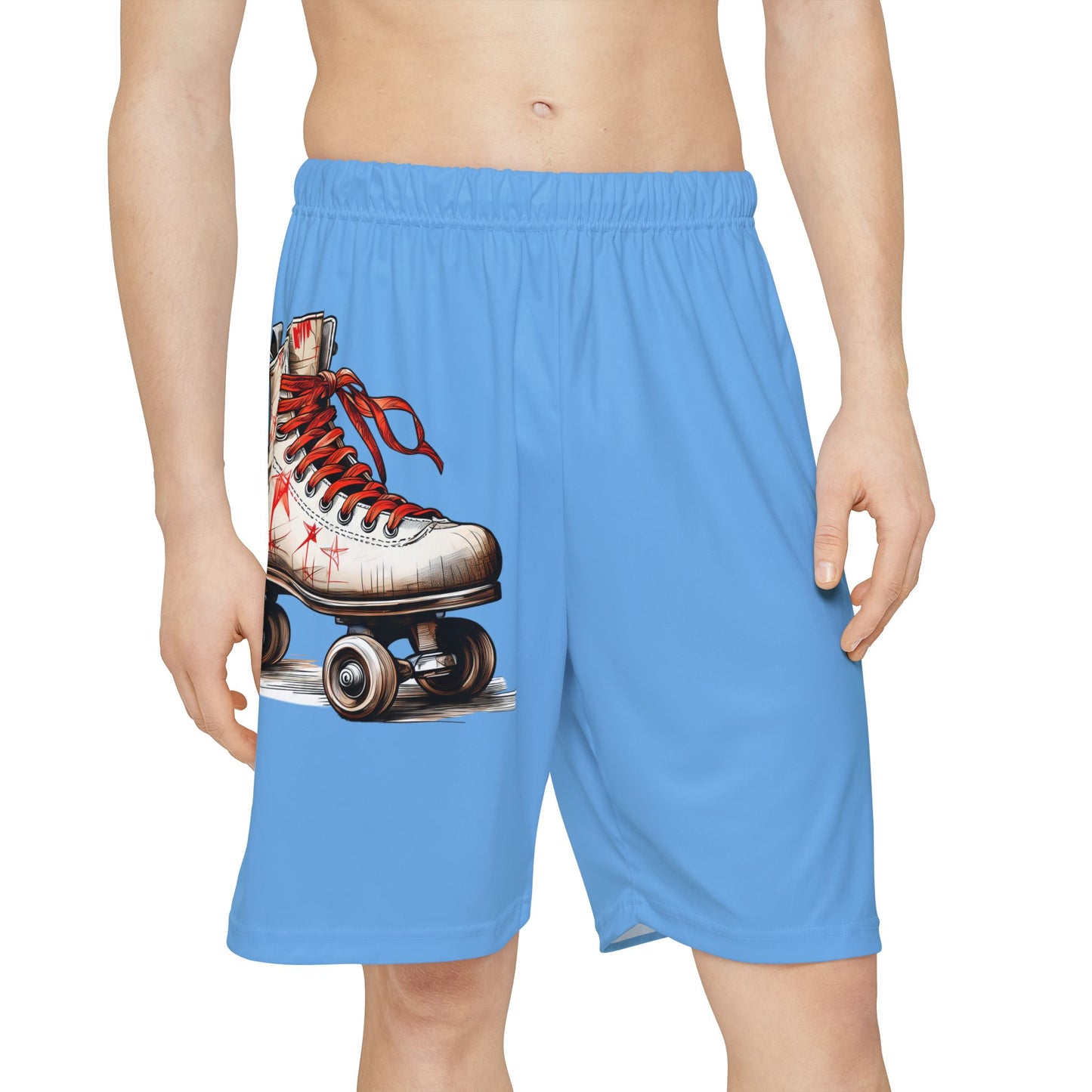 Roller Derby - Men’s Sports Shorts (Blue)