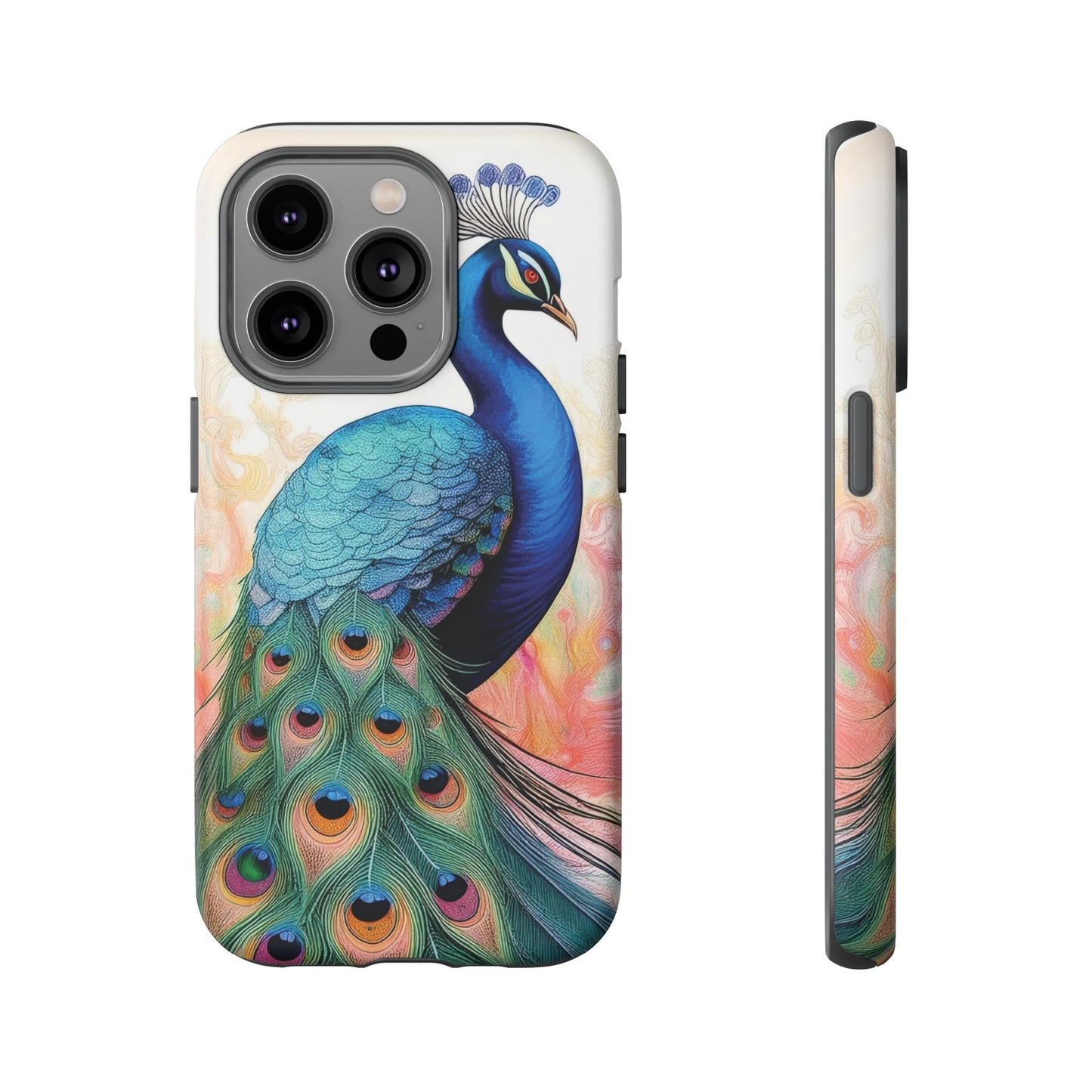 Watercolor Peacock Phone Case