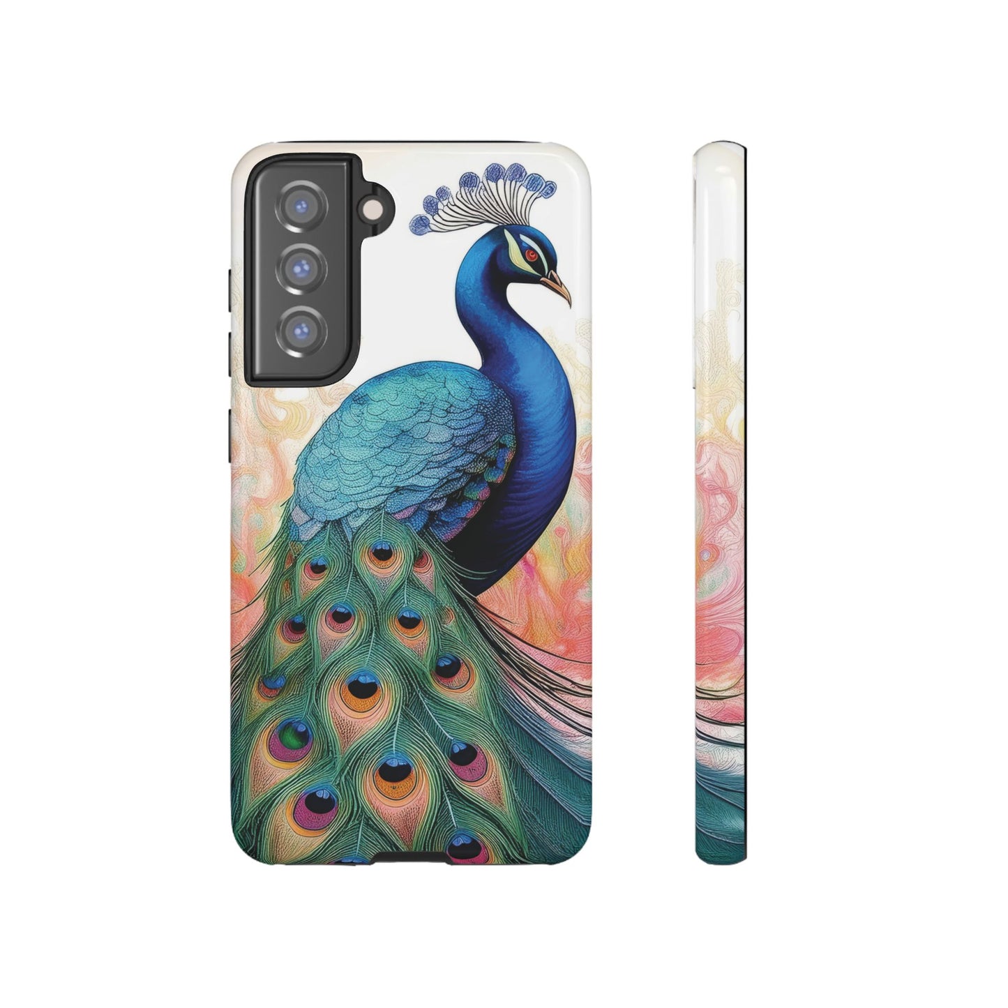 Watercolor Peacock Phone Case