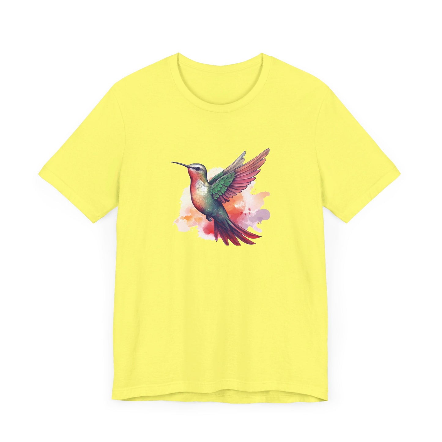 Watercolor Hummingbird T-shirt | Short Sleeve Tee (Unisex)