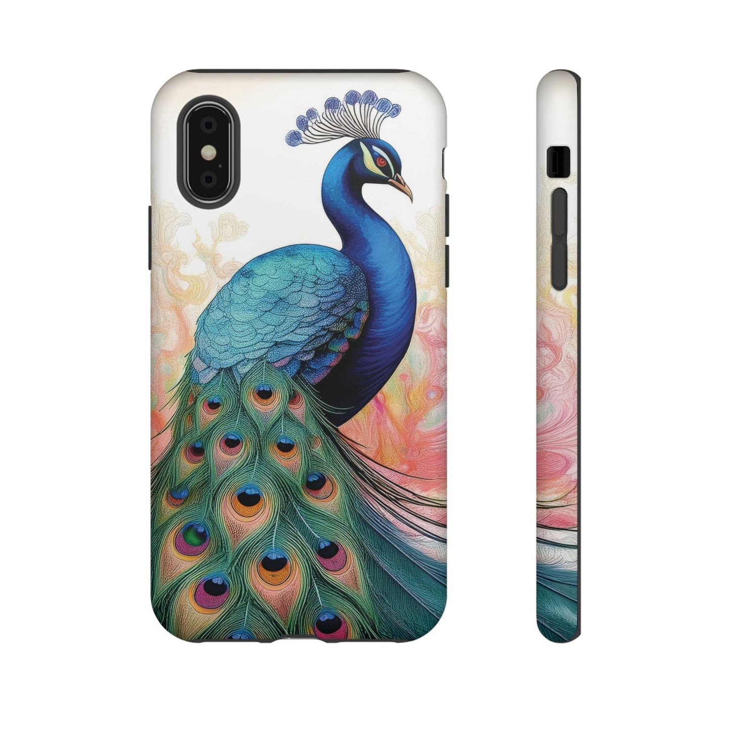 Watercolor Peacock Phone Case