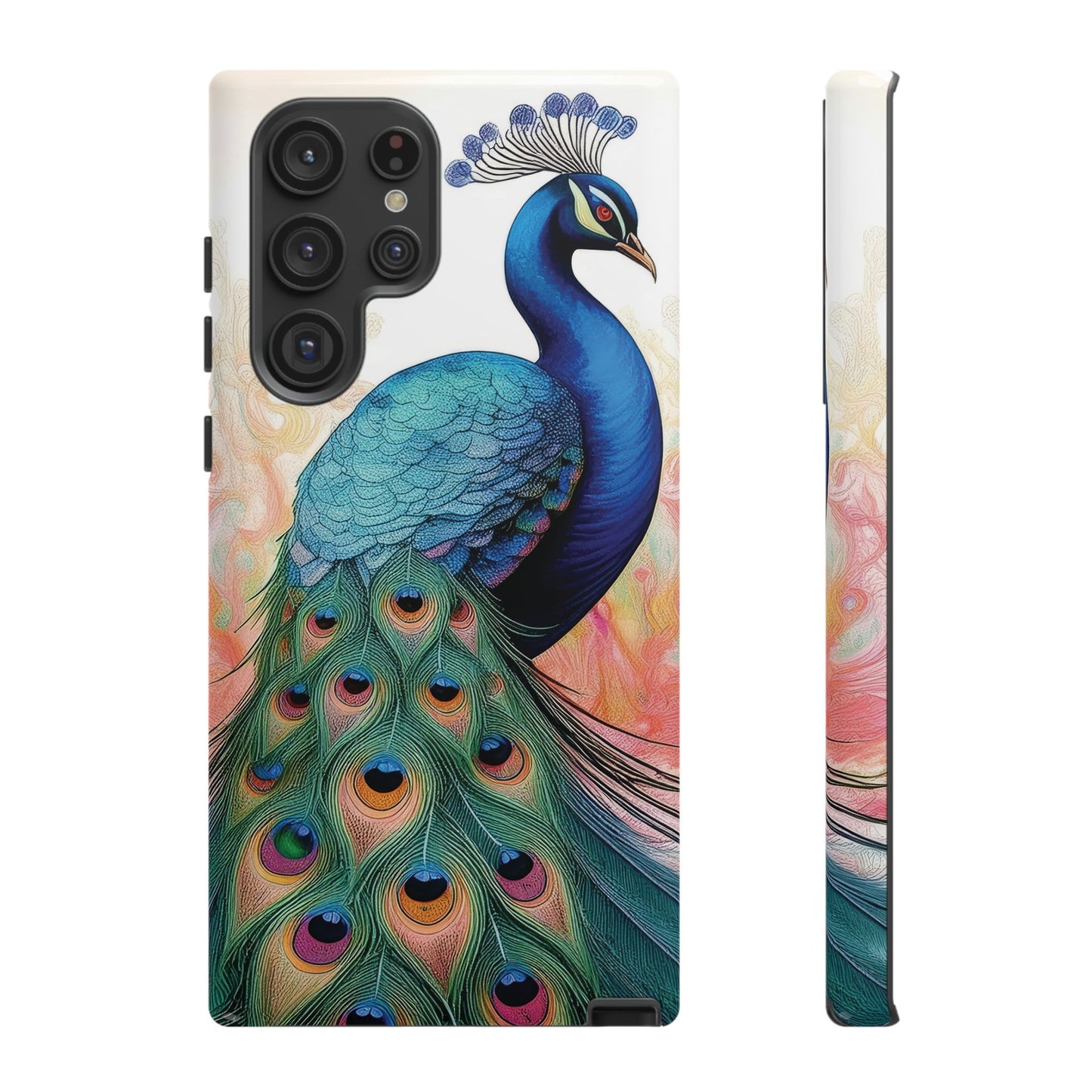 Watercolor Peacock Phone Case