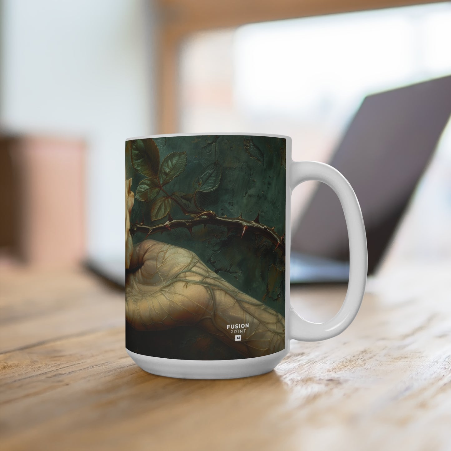 A Rose Intertwines - Mug 15oz