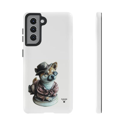 Porcelain Steampunk Chihuahua Figurine Phone Case