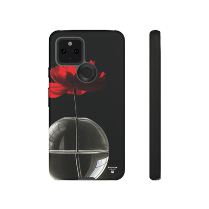 Minimalist Red Flower Phone Case