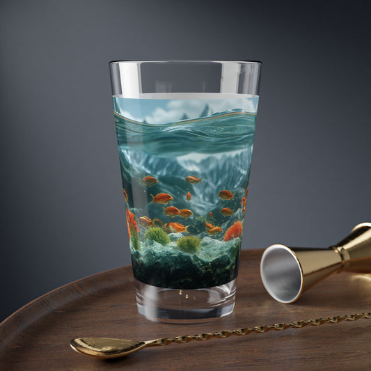 Under the Sea - Mixing Glass, 16oz