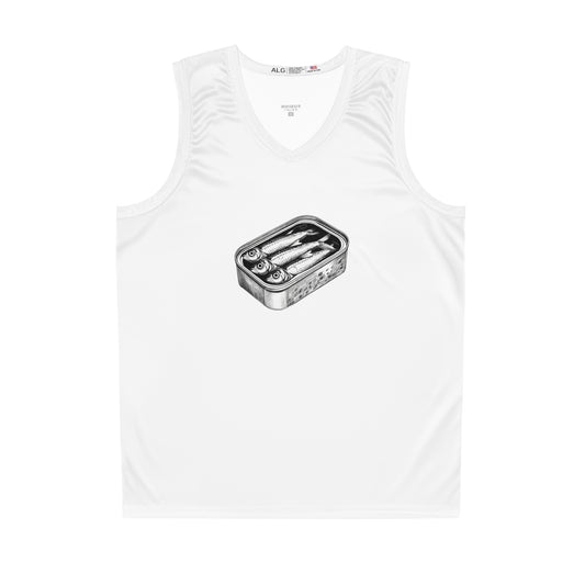 Open a Can...of Sardines - Basketball Jersey (AOP) (Unisex)