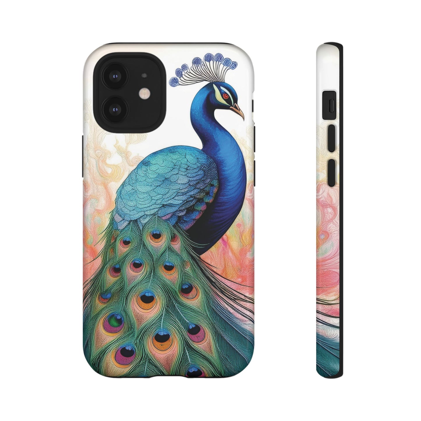 Watercolor Peacock Phone Case