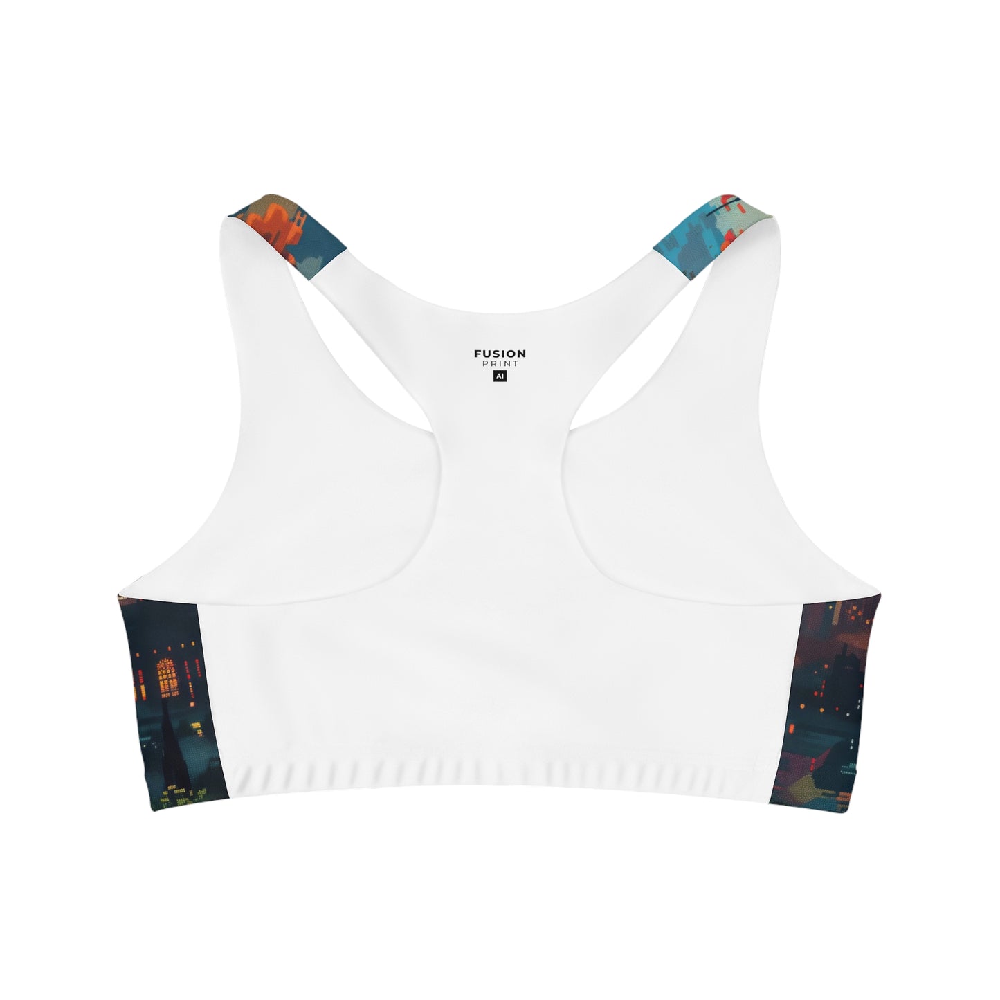 Modern Cityscape - Seamless Sports Bra