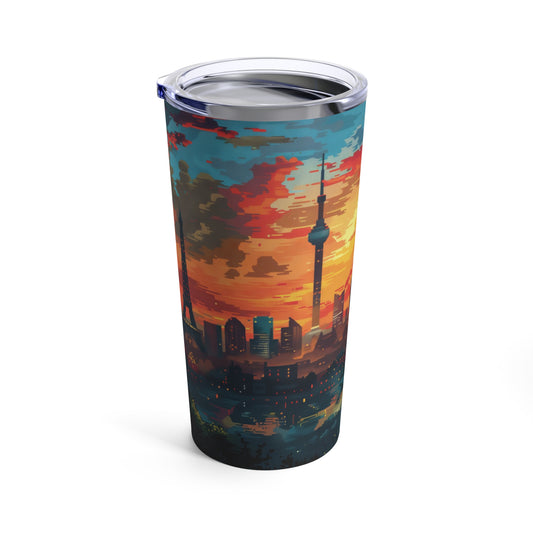 Colorful Cityscape - Tumbler 20oz