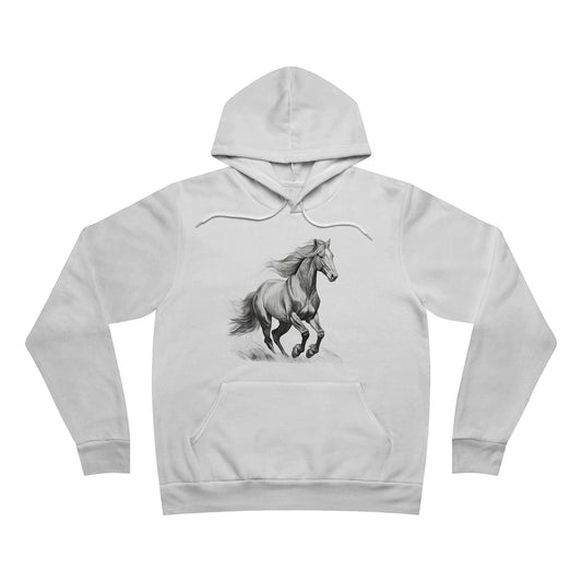 Born Free Mustang - Unisex Sponge Fleece Pullover Hoodie