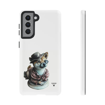 Porcelain Steampunk Chihuahua Figurine Phone Case