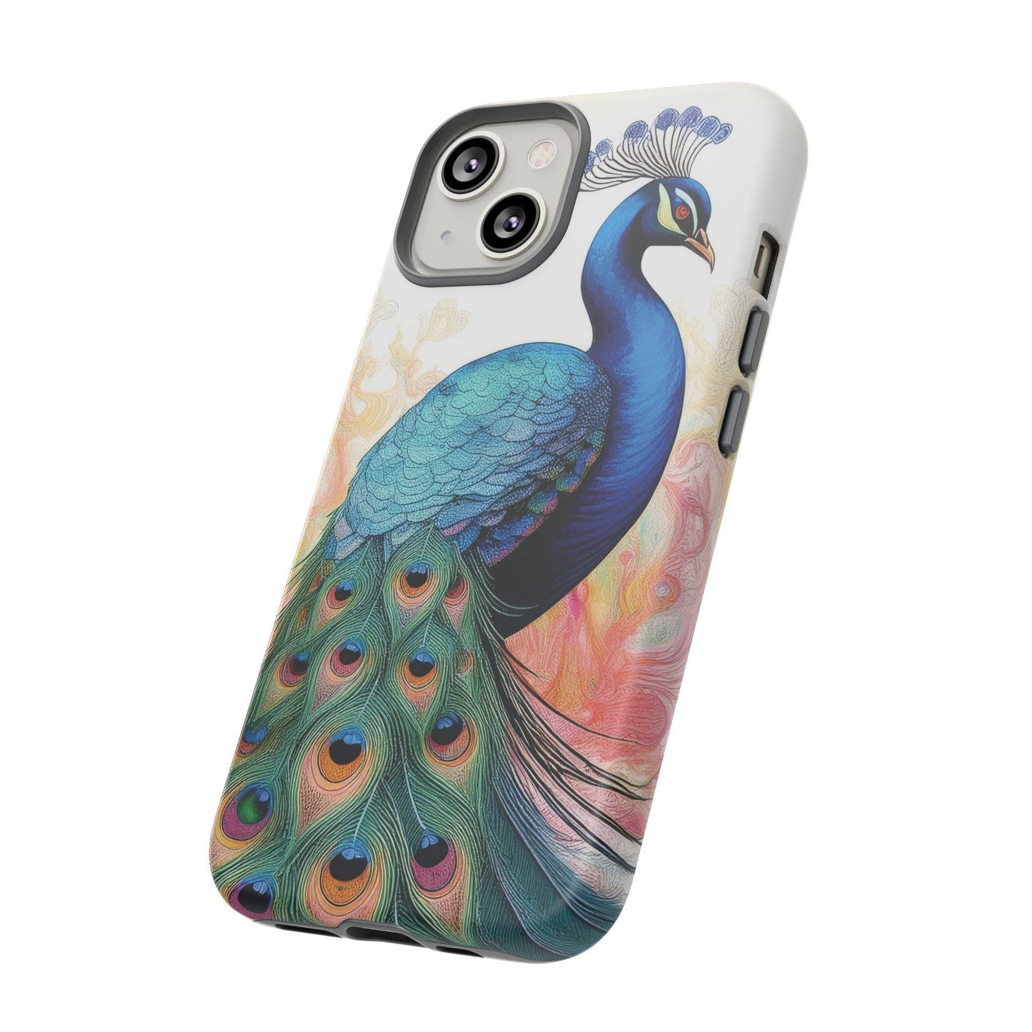 Watercolor Peacock Phone Case