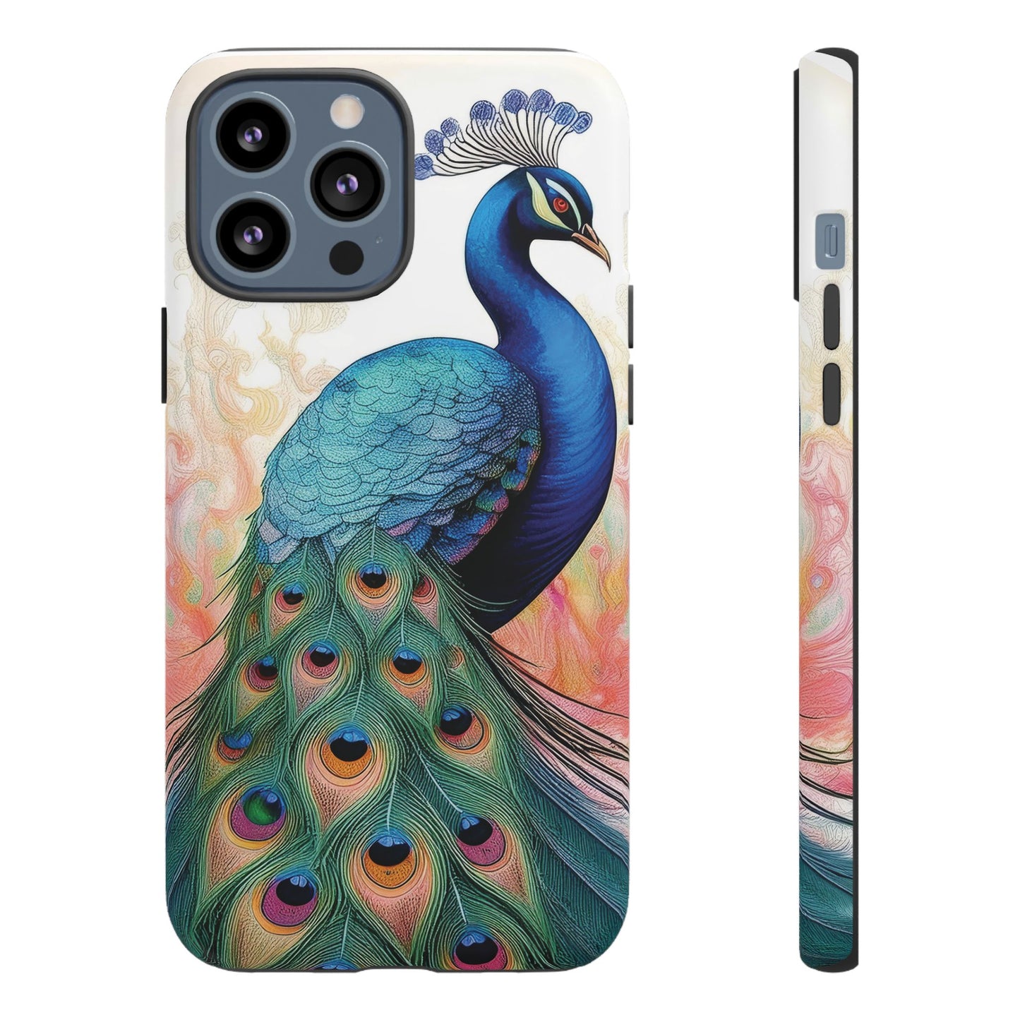 Watercolor Peacock Phone Case