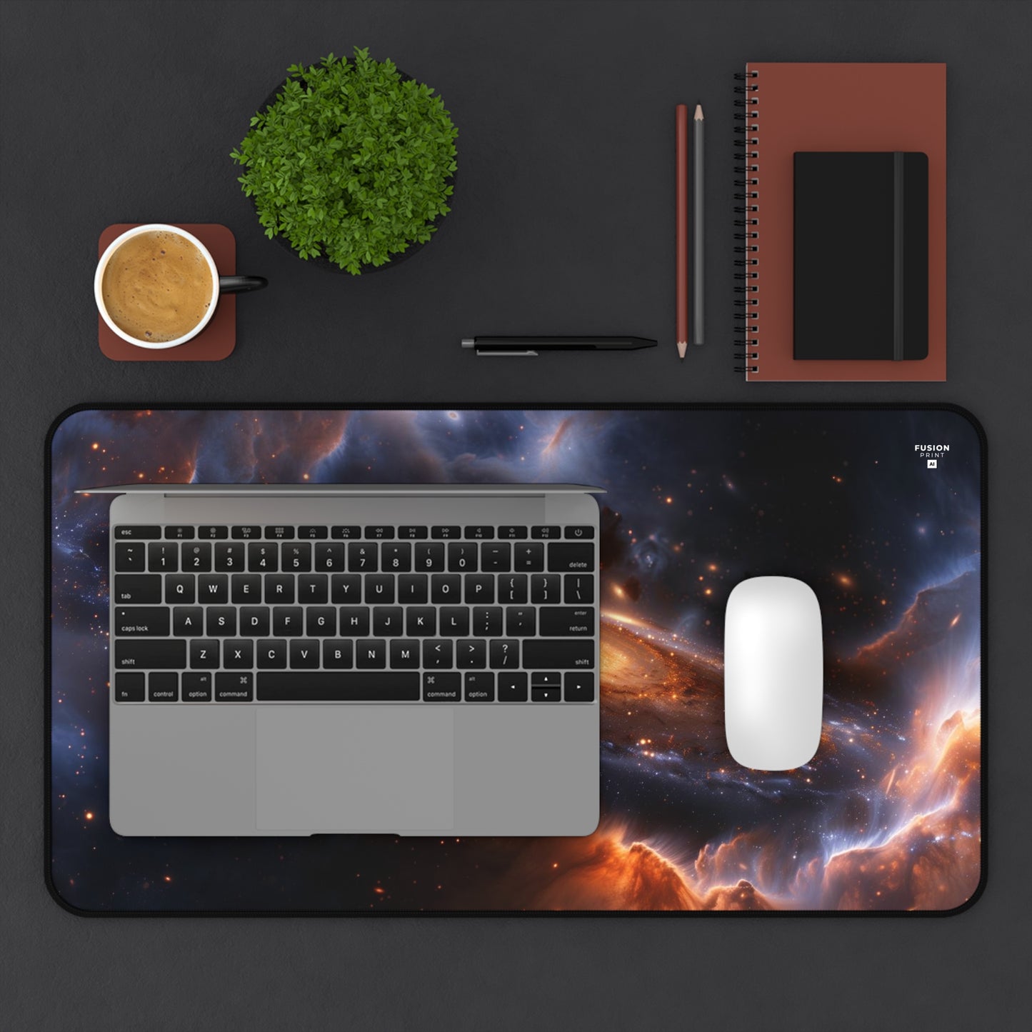 Deep Space AI - Sci Fi Desk Mat