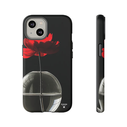 Minimalist Red Flower Phone Case