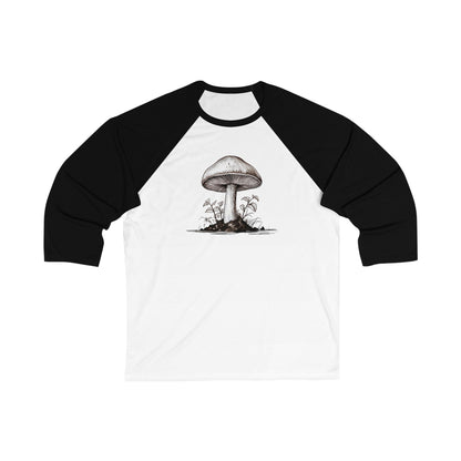 'Shroom in Nature - Unisex 3\4 Sleeve Baseball Tee