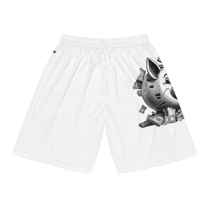 Broken Piggy Bank - Basketball Shorts (Unisex)