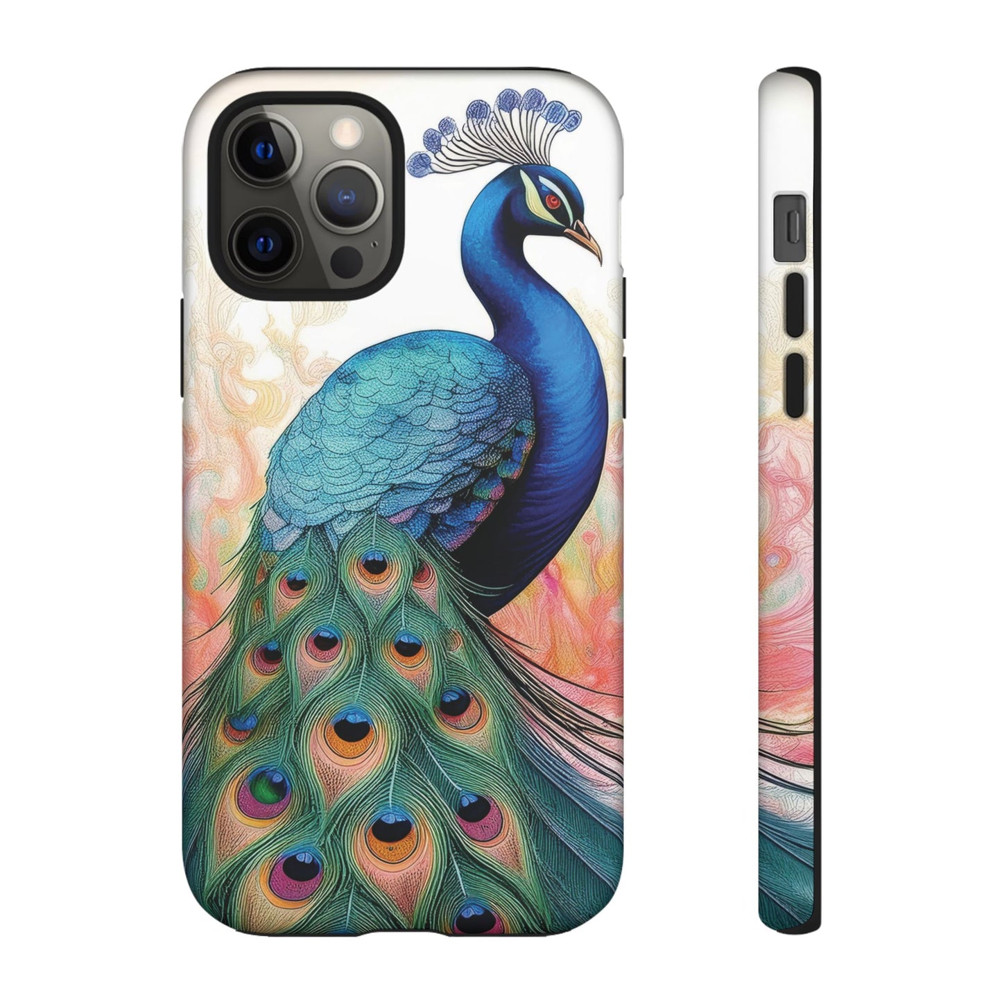 Watercolor Peacock Phone Case