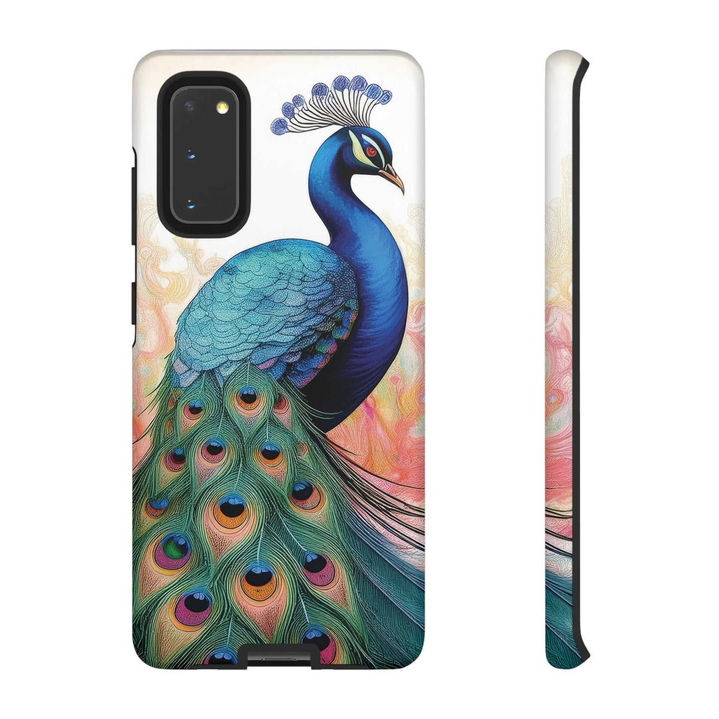 Watercolor Peacock Phone Case