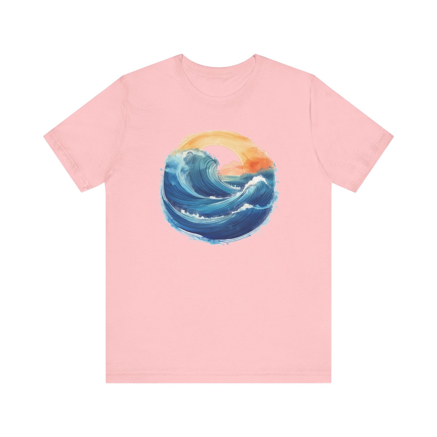 Ocean Wave + Sunset T-shirt | Short Sleeve Tee (Unisex)