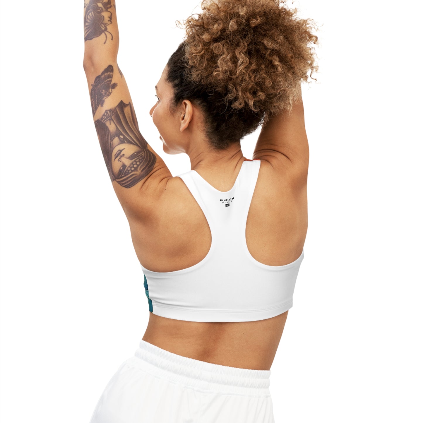 Pop Art Ocean & Sunset - Seamless Sports Bra