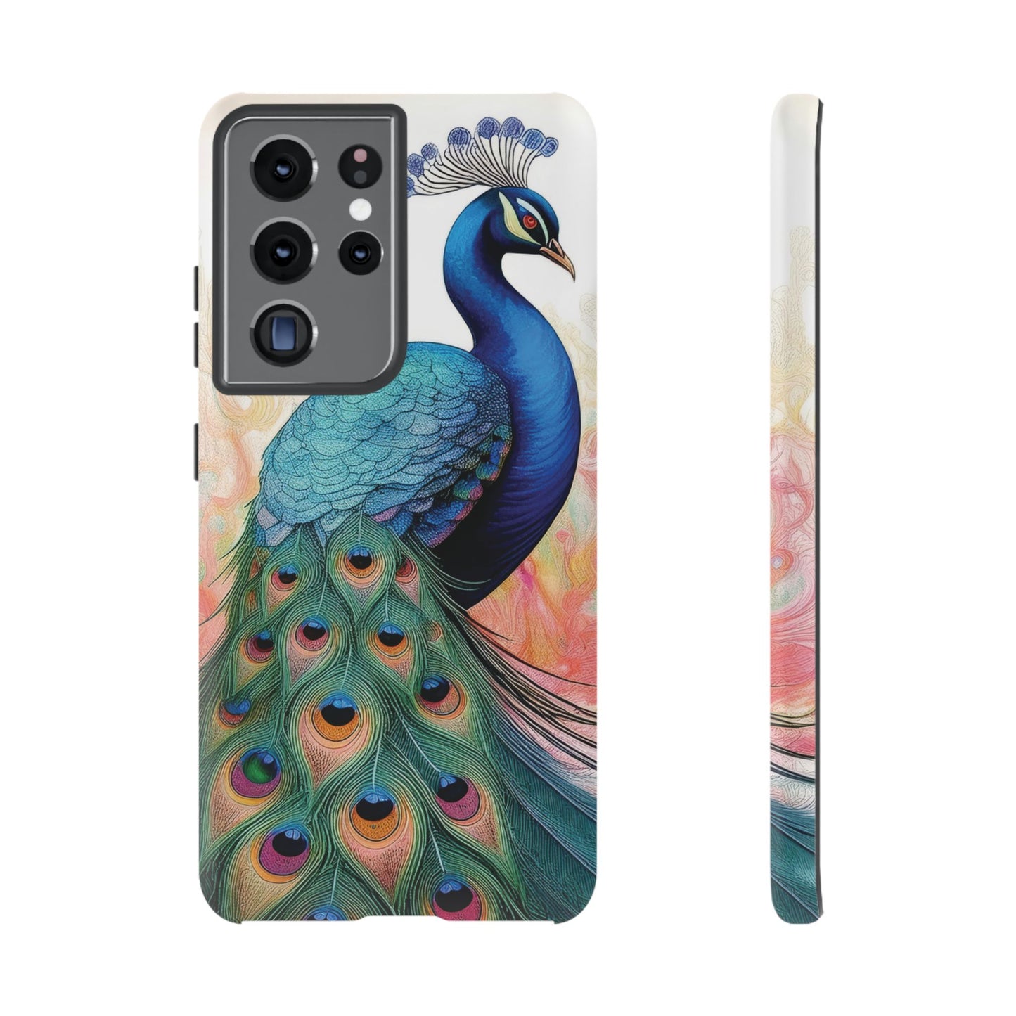 Watercolor Peacock Phone Case