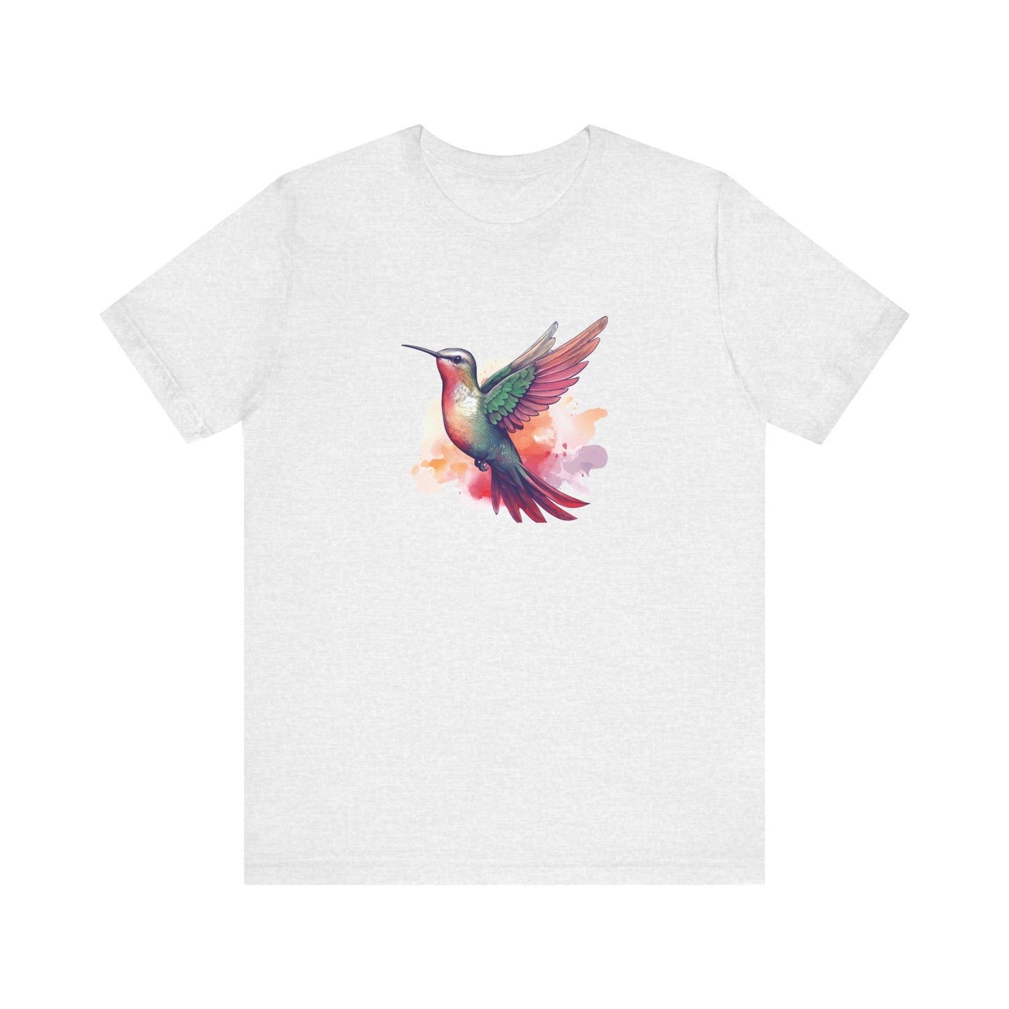 Watercolor Hummingbird T-shirt | Short Sleeve Tee (Unisex)