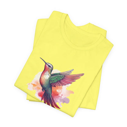 Watercolor Hummingbird T-shirt | Short Sleeve Tee (Unisex)