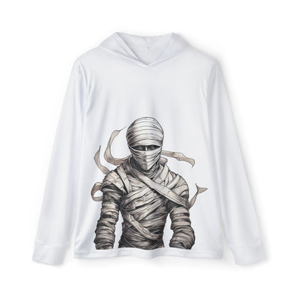 Mummy Unravels - Men's Sports Warmup Hoodie (AOP)