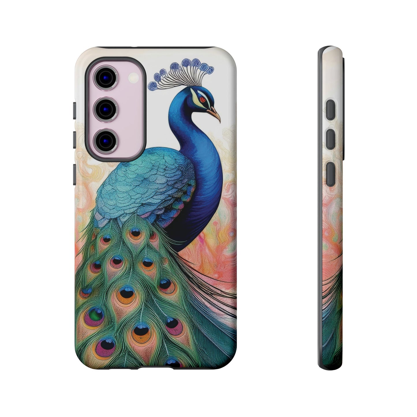 Watercolor Peacock Phone Case