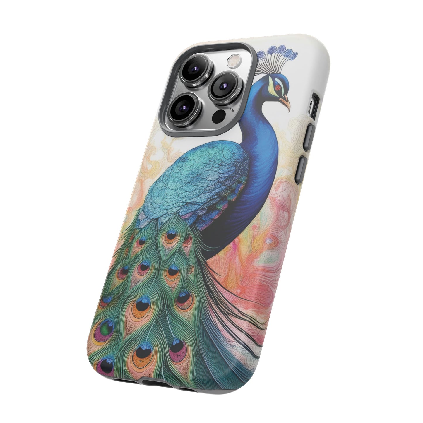 Watercolor Peacock Phone Case