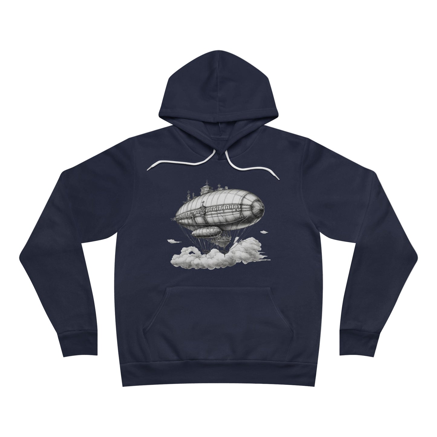 Steampunk Blimp - Unisex Sponge Fleece Pullover Hoodie