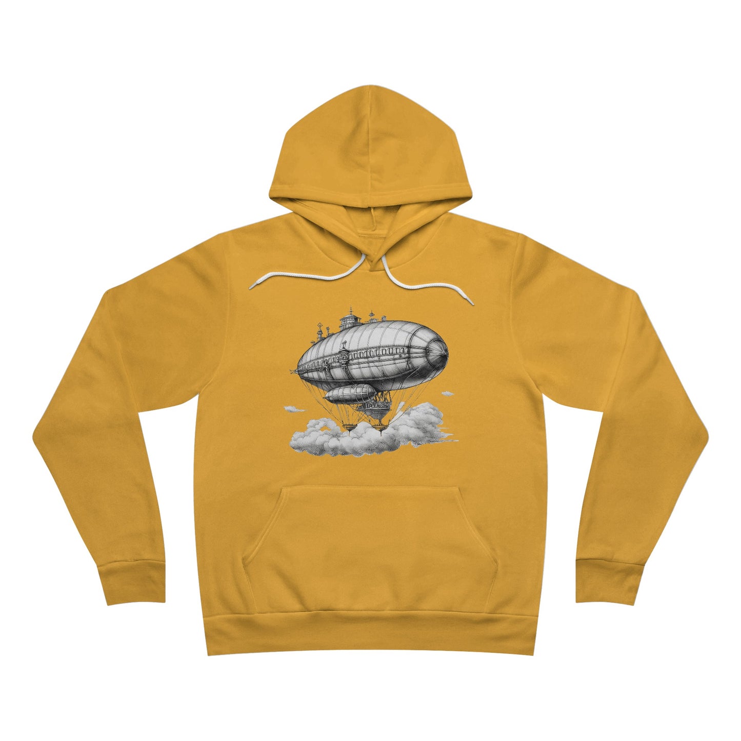 Steampunk Blimp - Unisex Sponge Fleece Pullover Hoodie