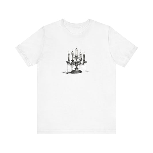 Wax & Wayne Candelabra T-shirt | Short Sleeve Tee (Unisex)