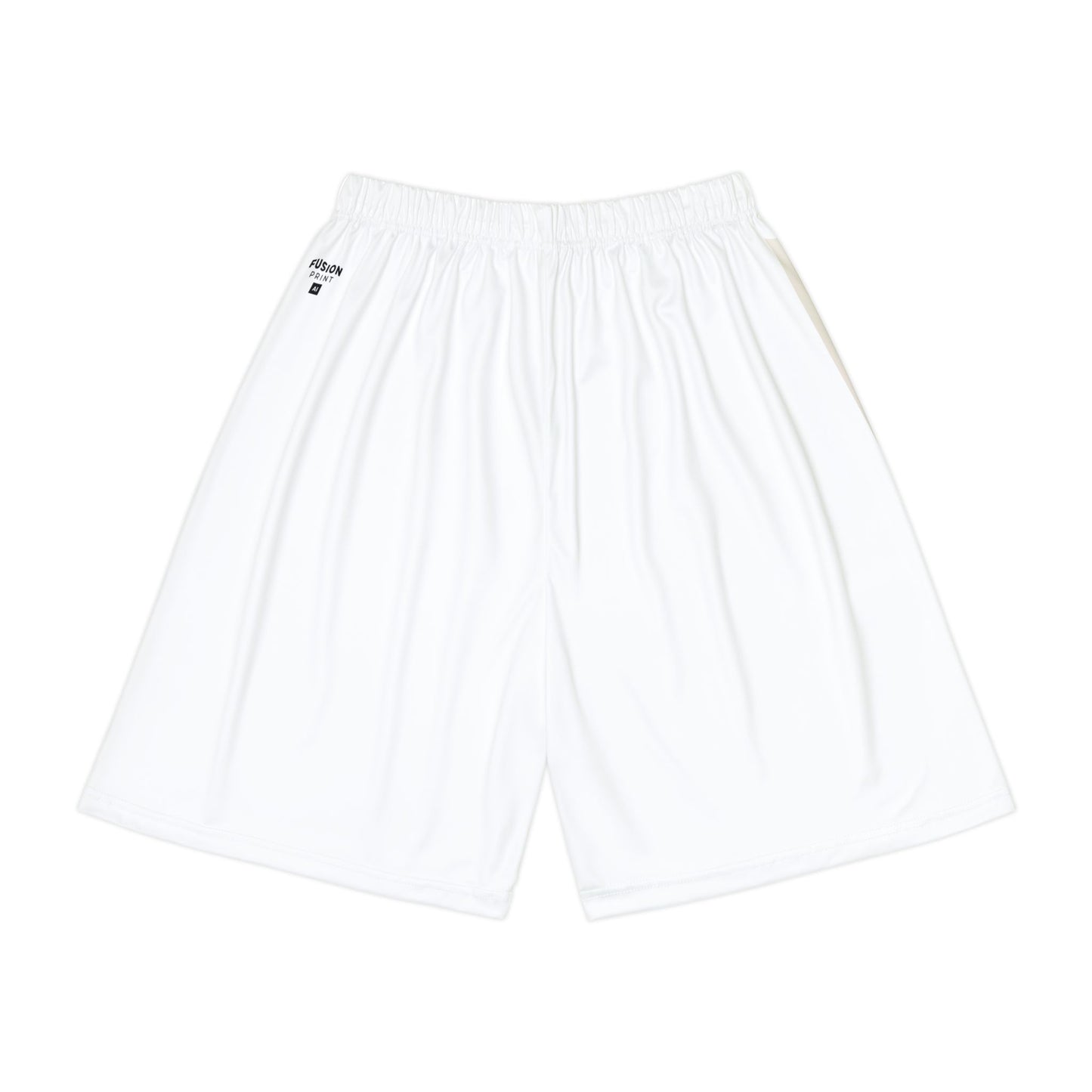 SamurAI Readies for Battle - Men’s Sports Shorts (White)